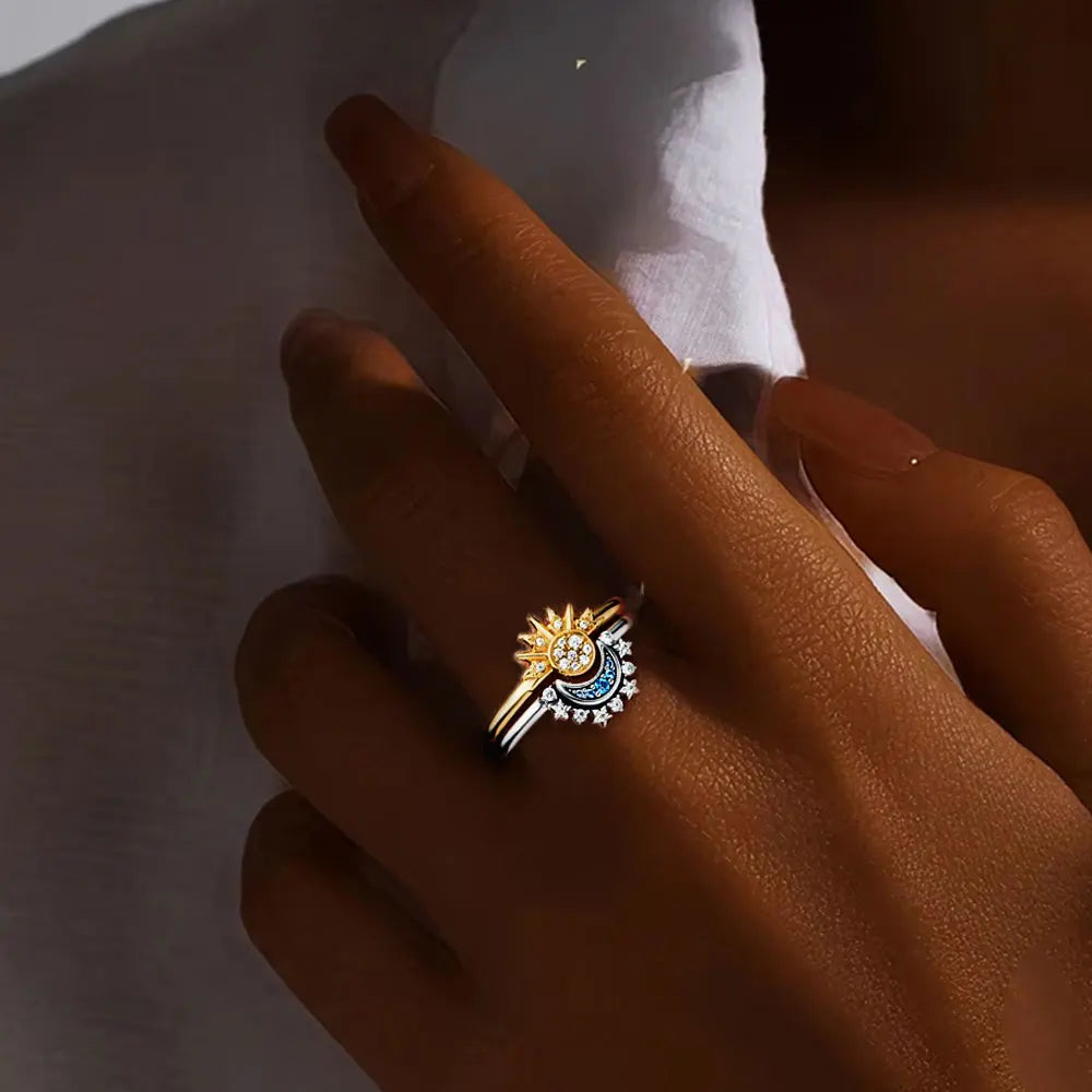 Solis and Luna Celestial Matching Rings